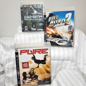 PS3: Pure. Full Auto 2: Battlelines. Call of Duty 4: Modern Warfare - Game of th